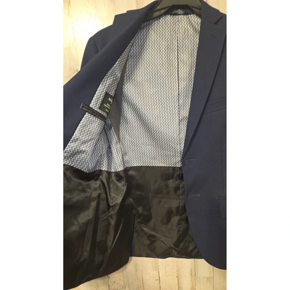 NWOT Haggar 36 S H26 Slim Fit Flex Series Performance Blazer Jacket Sports Coat